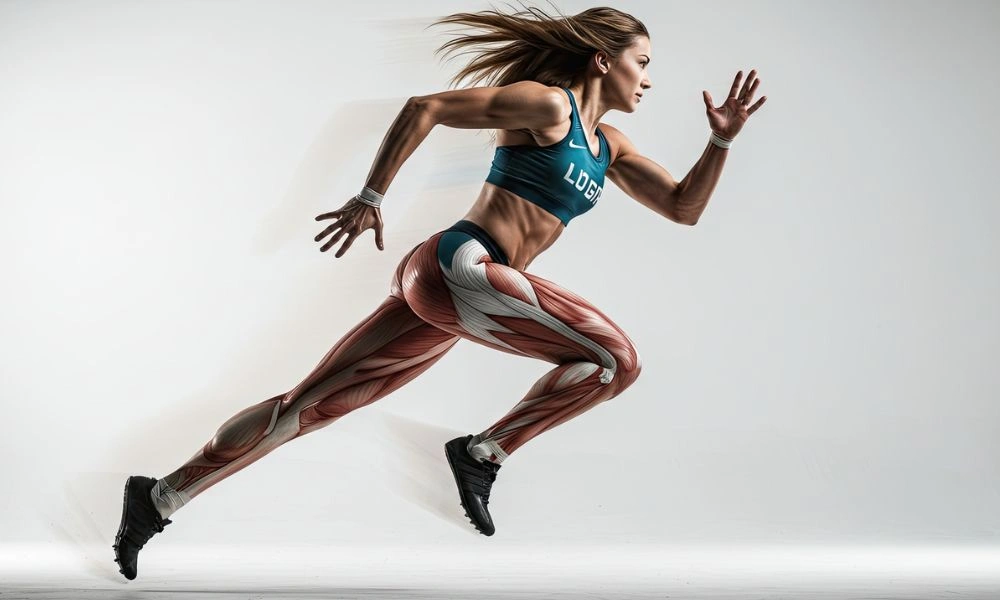 what muscles does running work
