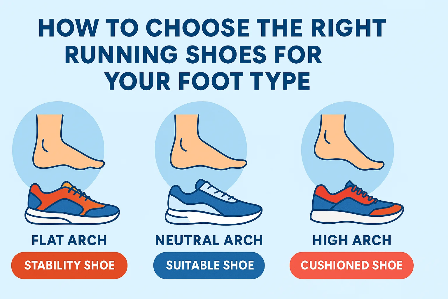 How to Choose the Right Running Shoes for Your Foot Type