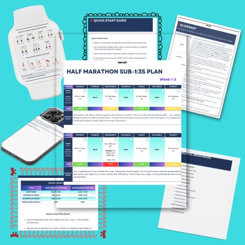 Half Marathon Sub-135 Plan Half Marathon Sub-1:35 Plan