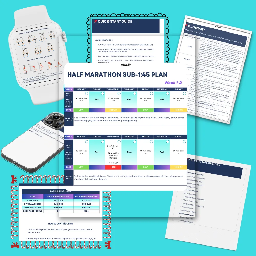 Half Marathon Sub-1:45 Plan