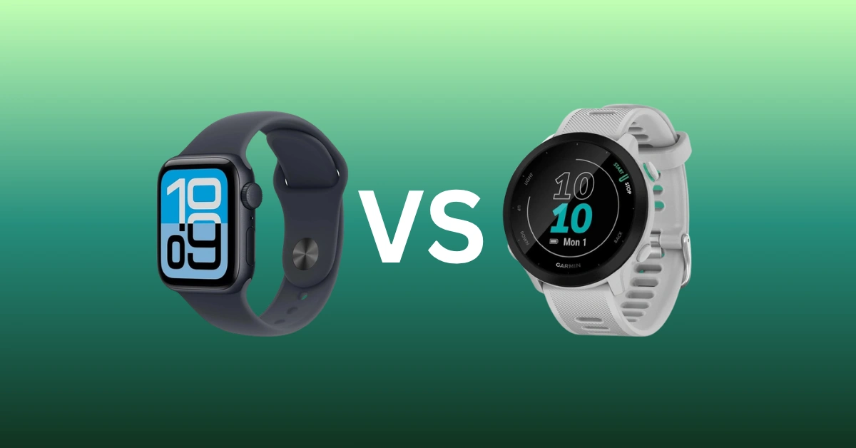 Apple Watch SE 3 vs Garmin Forerunner 55