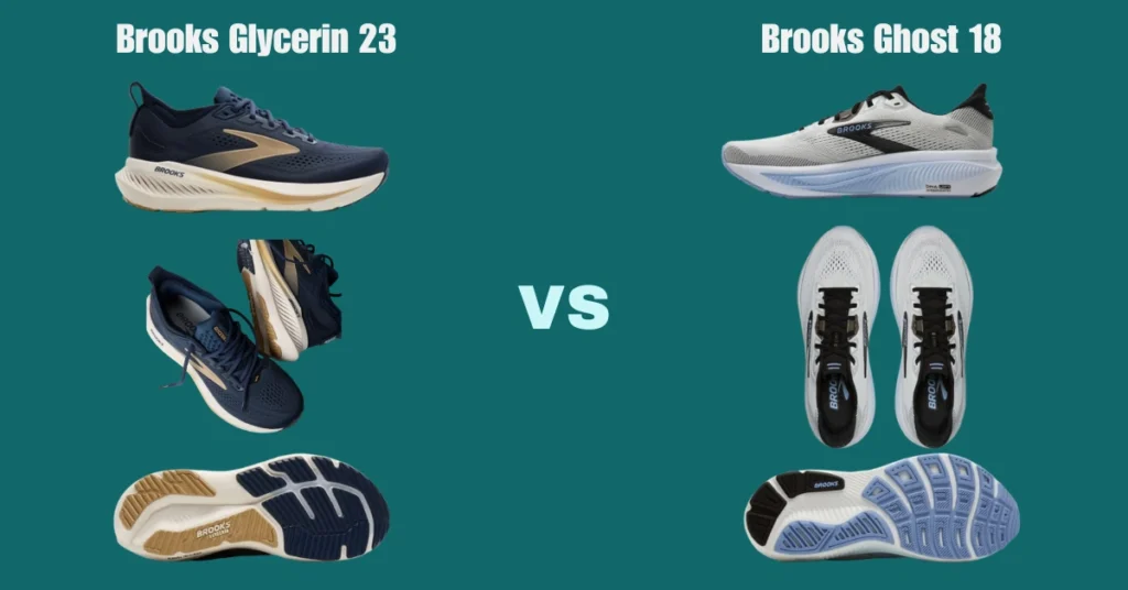 Brooks Ghost 18 vs Glycerin 23 1